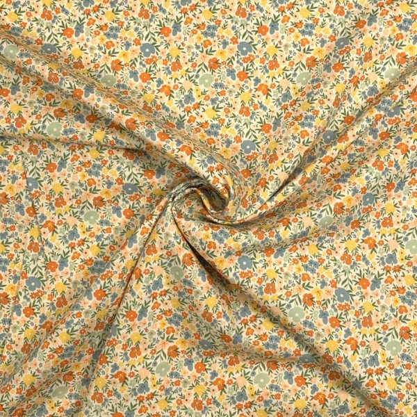 Baumwolle - Grow & Harvest - Flowery Meadow Pale - Art Gallery Fabrics