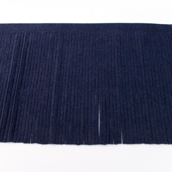 DecoPro Fransenborte In Hellblau/Weiß – Dekorative Quastenborte Für Vorhänge, Kissen & Bastelprojekte, 9 Cm Breit, Pro Yard (91 Cm)