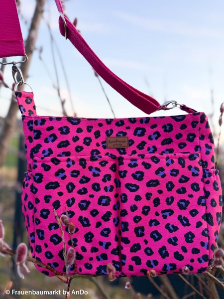 Canvas - Abby Leo - pink/lila/schwarz - Swafing