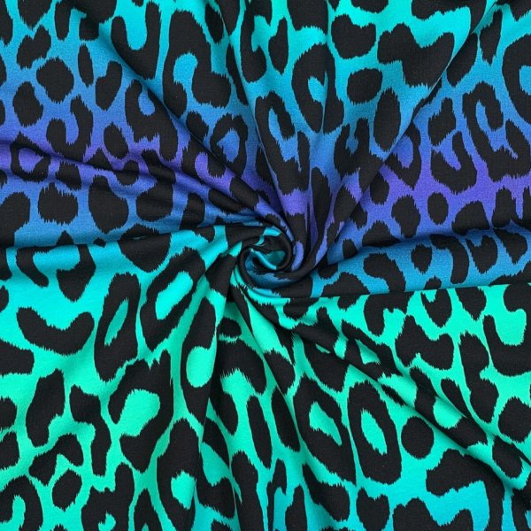 French Terry - Aras - blue/green