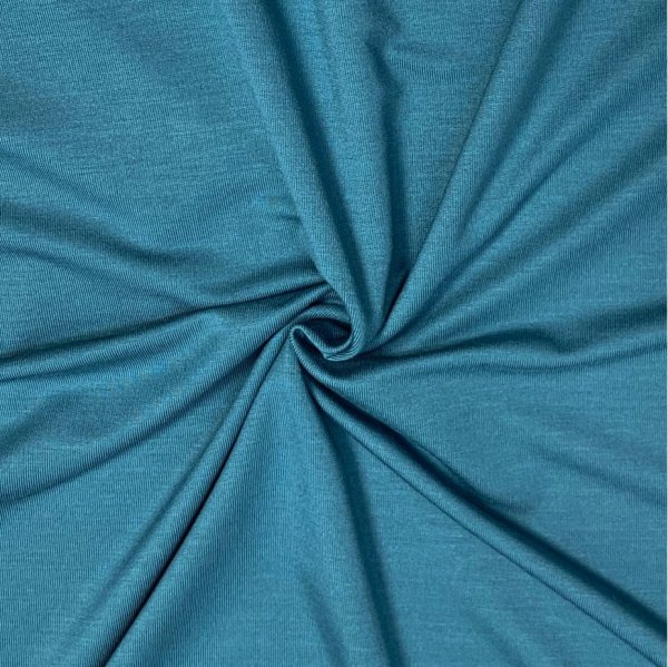 French Terry - Bambus - uni - aqua