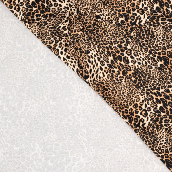 French Terry - brushed - Fionn Leopard - caramel