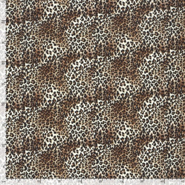 French Terry - Lex Leo - beige/schwarz