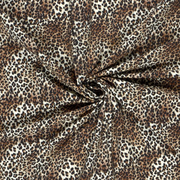 French Terry - Lex Leo - beige/schwarz