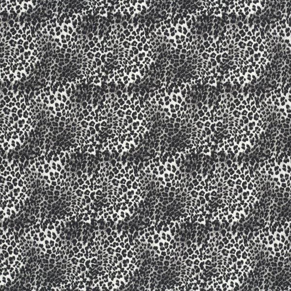 French Terry - Lex Leo - grau/schwarz