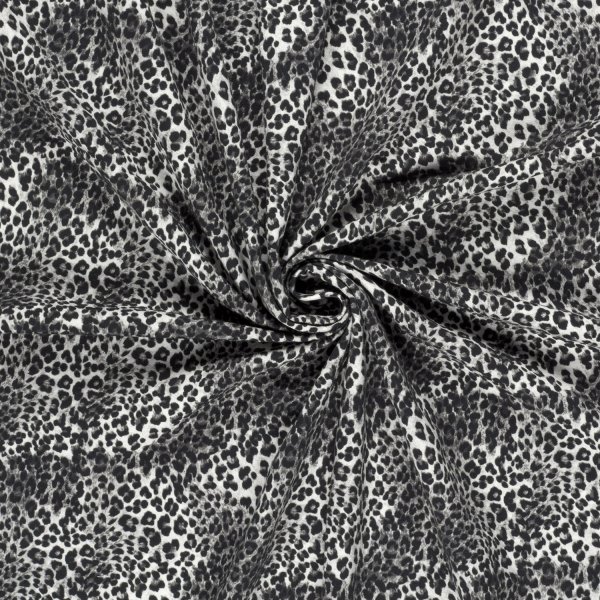 French Terry - Lex Leo - grau/schwarz