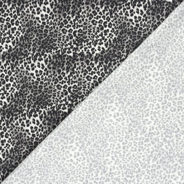 French Terry - Lex Leo - grau/schwarz