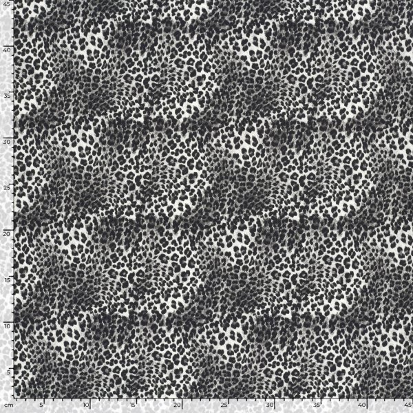 French Terry - Lex Leo - grau/schwarz