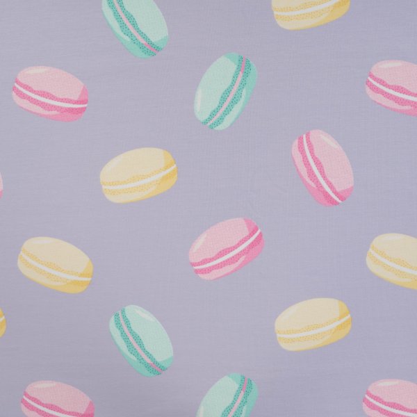 French Terry - Macaroons - dusty lilac