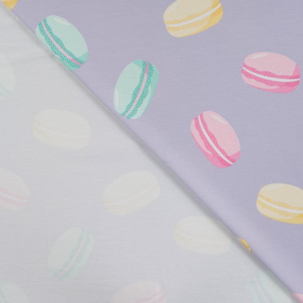 French Terry - Macaroons - dusty lilac