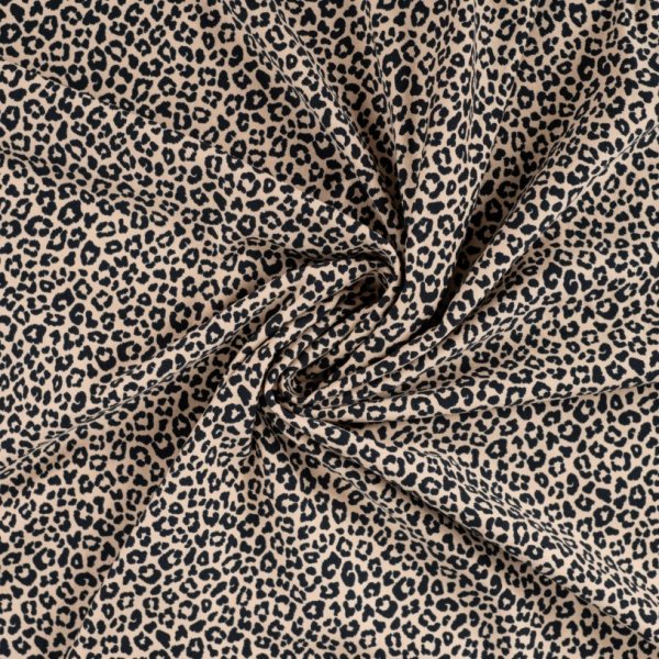 French Terry - Taro Leopard - sand