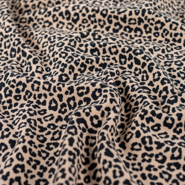 French Terry - Taro Leopard - sand