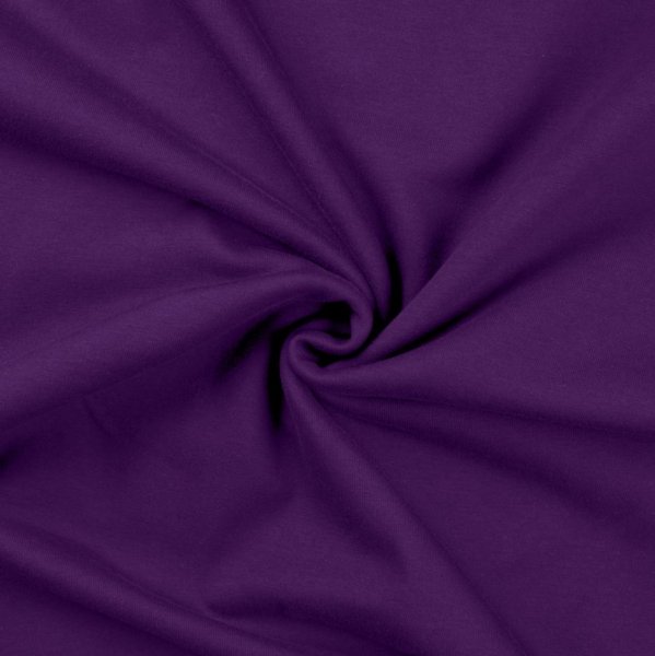 French Terry brushed - uni - purple