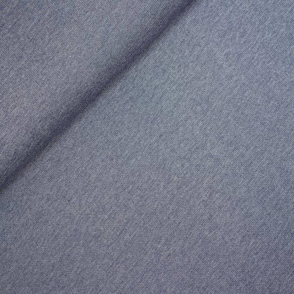 RESTSTÜCK 0,70m !!! - French Terry - Jeansoptik - geraut