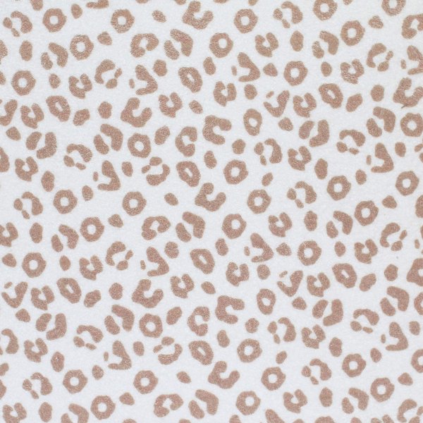 Frotteestretch - Leo - beige/ecru