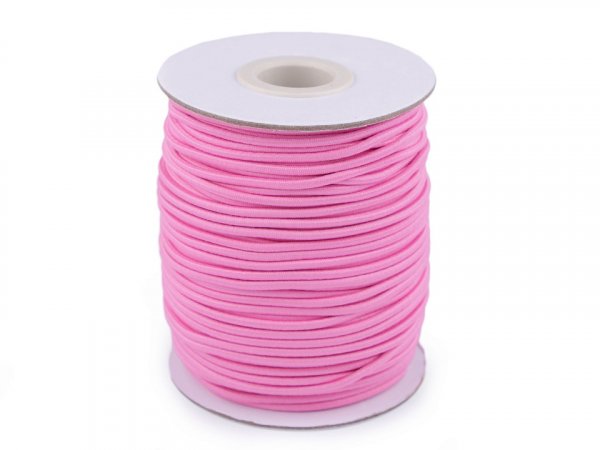 Gummikordel - Ø 2,0 mm - rosa