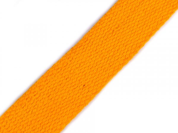 Gurtband - Baumwolle - 25mm - orange