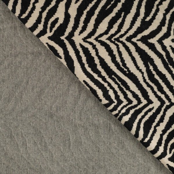Heavy Jacquard - Mattea Zebra - beige/black