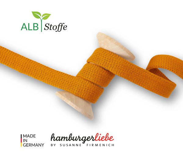Bio Flachkordel - 1,2 cm - A76 - nepal - Bliss - Albstoffe - Hamburger Liebe