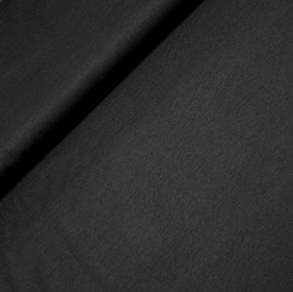 Hosenstoff Kunstleder Stretch - Bianca foil - black