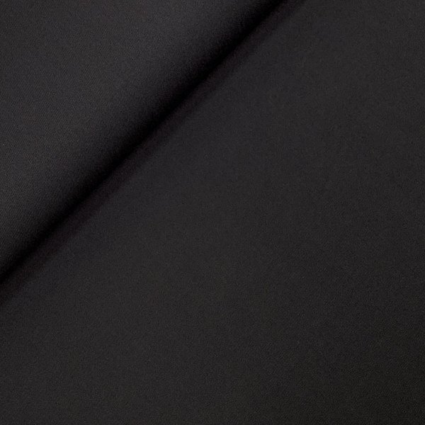 RESTSTÜCK 0,60m !!! - Hosenstoff - Two Way Stretch - Wool Touch - black