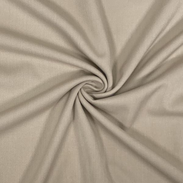 RESTSTÜCK 1,50m !!! - Hosenstoff - Two Way Stretch - Wool Touch - sand