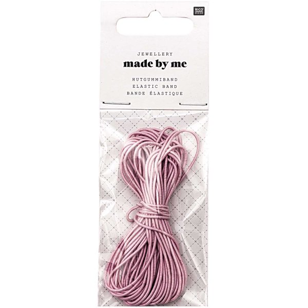 Hutgummiband - rosa - 1mm x 5m - Rico Design