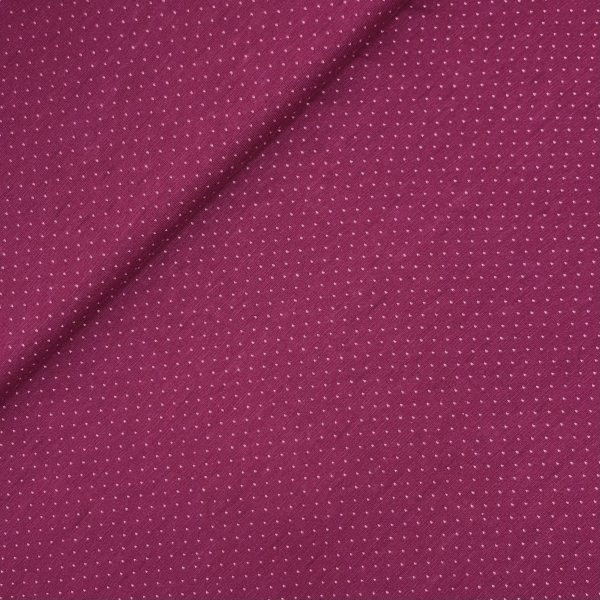 Doubleface - Norweger - Punktejacquard ciclamino - Albstoffe