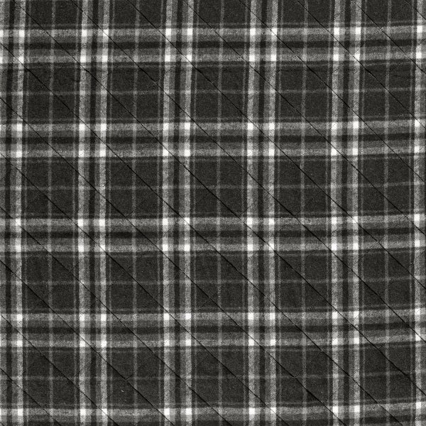 Jackenstepper - Flanell - Karo Niko - dunkelgrau