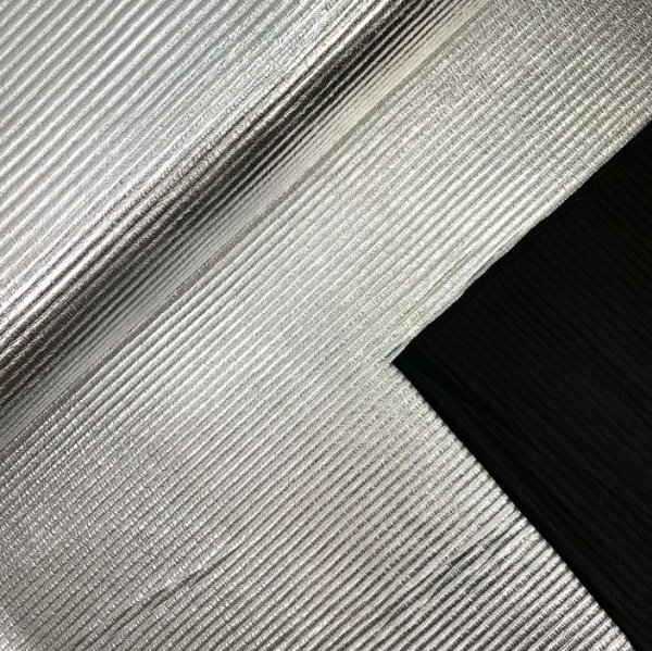 Jackenstepper - Rib foil silber