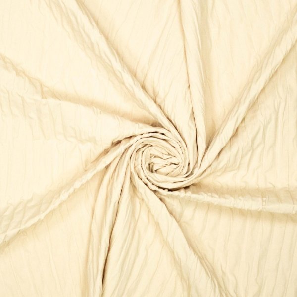 Jackenstoff - 3D Stripes - uni - beige