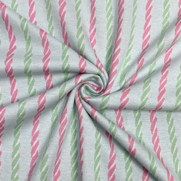 Jacquard - Kordel - hellblau