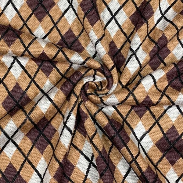 Jacquard - Rachel - braun/beige