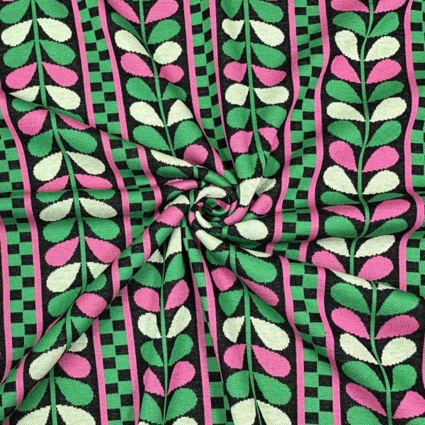 RESTSTÜCK 0,70m !!! - Bio Jacquard - Trail - Col. 1 - Evermore - Hamburger Liebe - Albstoffe