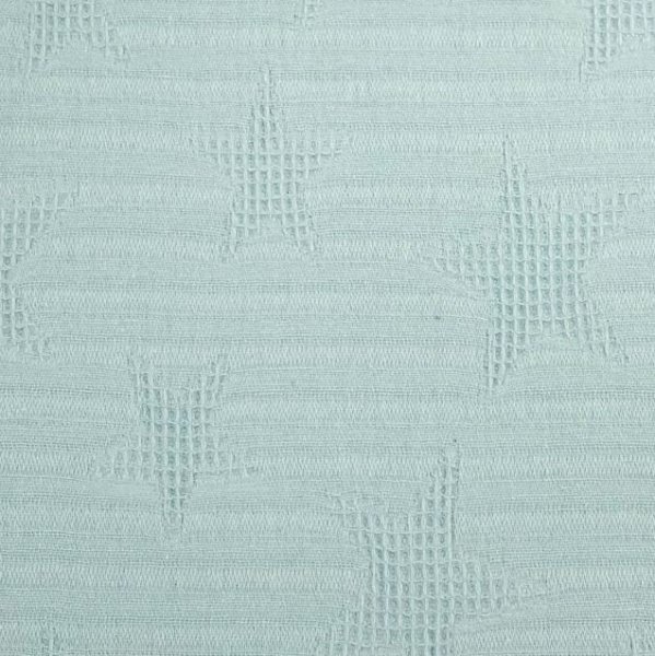 Jacquard Waffelpique Baumwolle - Star - dusty mint