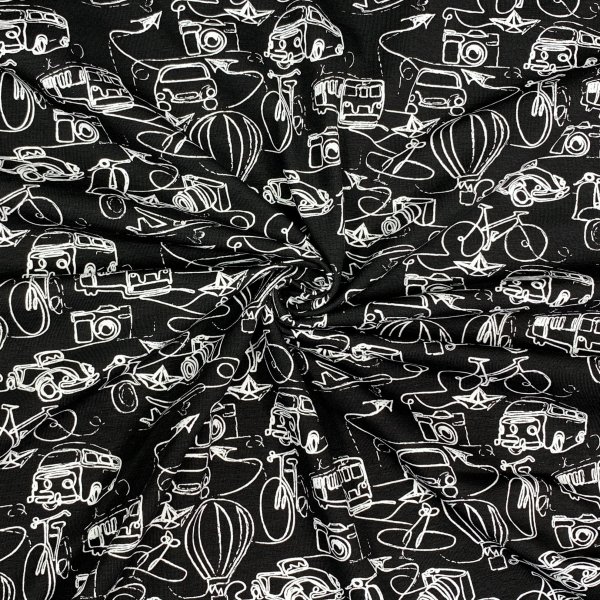Jersey - Line Art - black