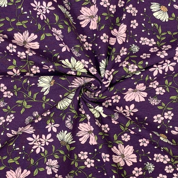 Jersey - Marijke Flowers - purple