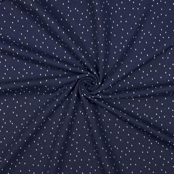 RESTSTÜCK 0,70m !!! - Jersey - Mini Drops - marine