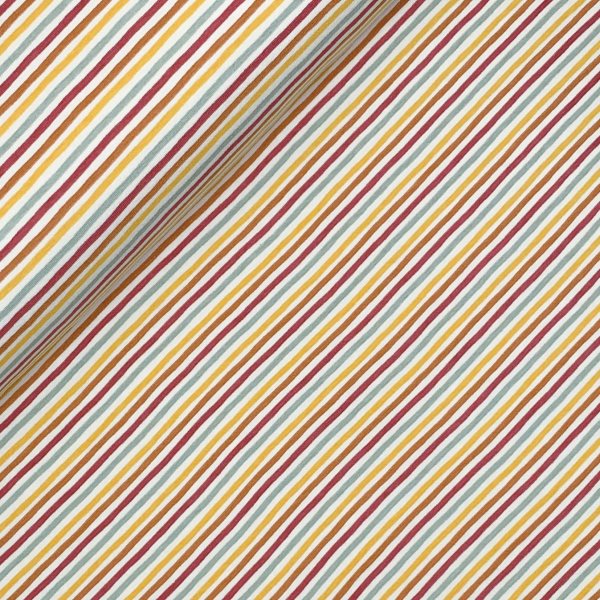 Jersey - Multicolor Stripes - beere/ocker/mint