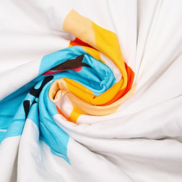 Jersey Panel - Sunset Vibes - white