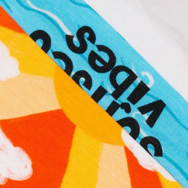Jersey Panel - Sunset Vibes - white