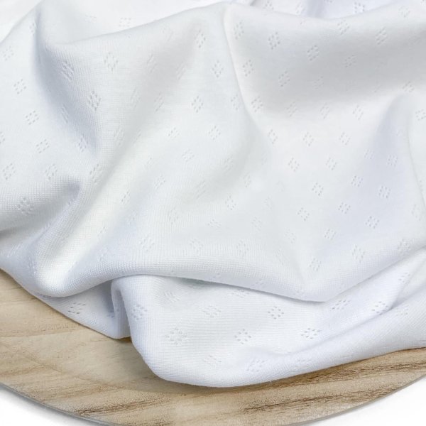 Pointoille Jersey - white