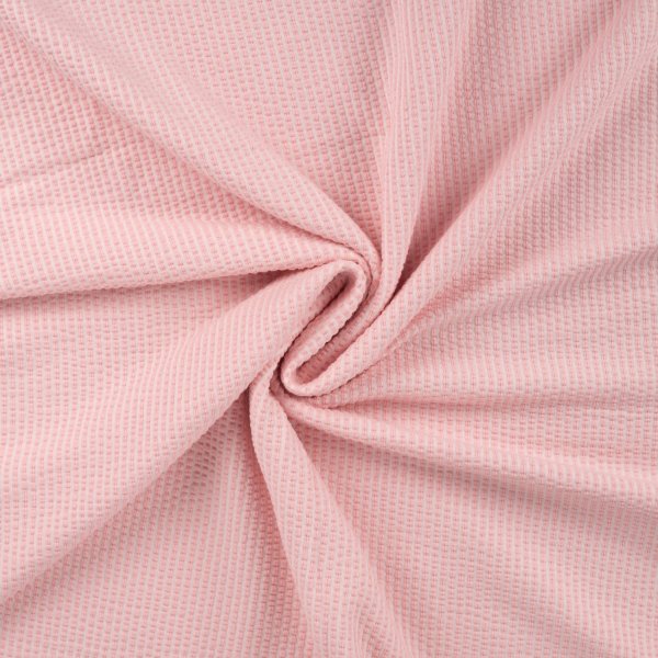 Jersey Seersucker - Stripes - rose