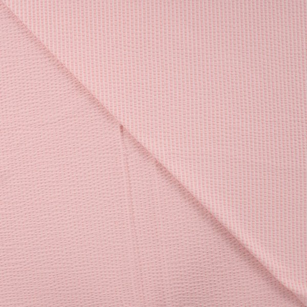 Jersey Seersucker - Stripes - rose