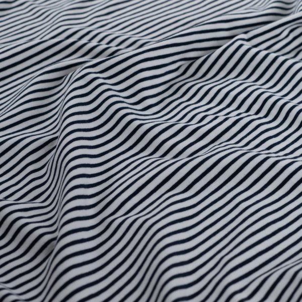 Jersey - Small Stripes - navy