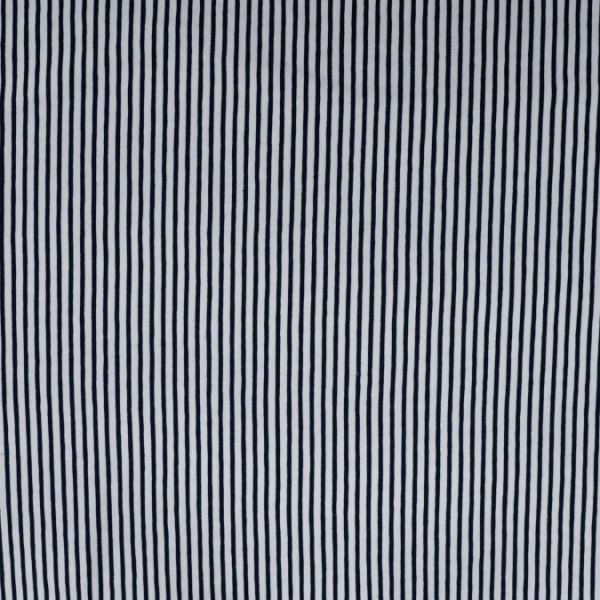 Jersey - Small Stripes - navy