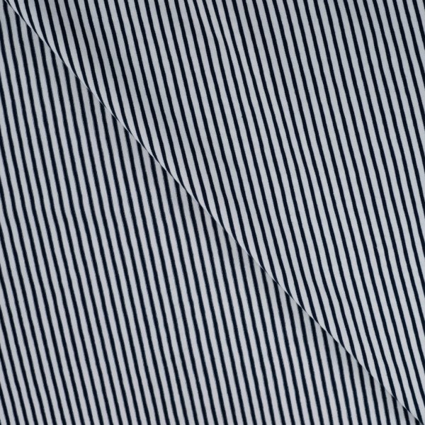 Jersey - Small Stripes - navy