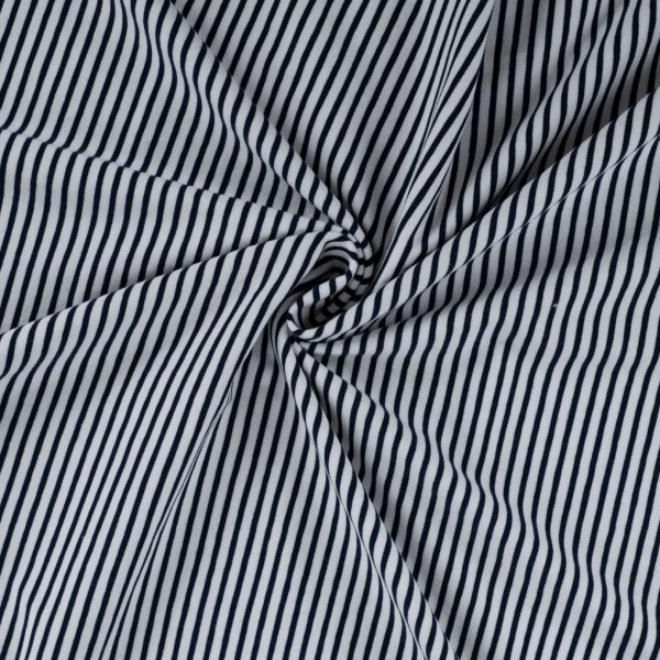 Jersey - Small Stripes - navy