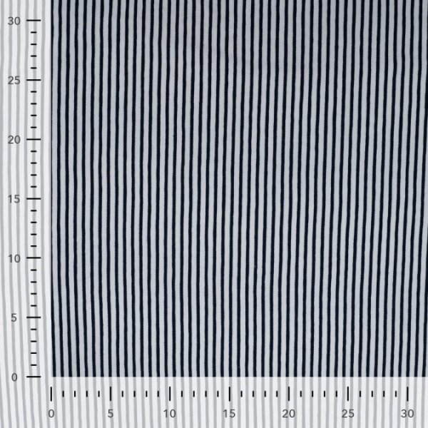 Jersey - Small Stripes - navy