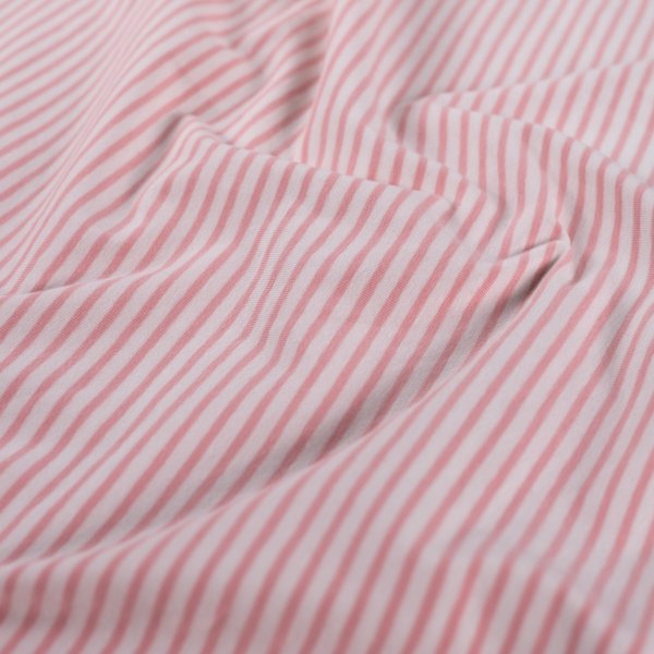 Jersey - Small Stripes - poudre